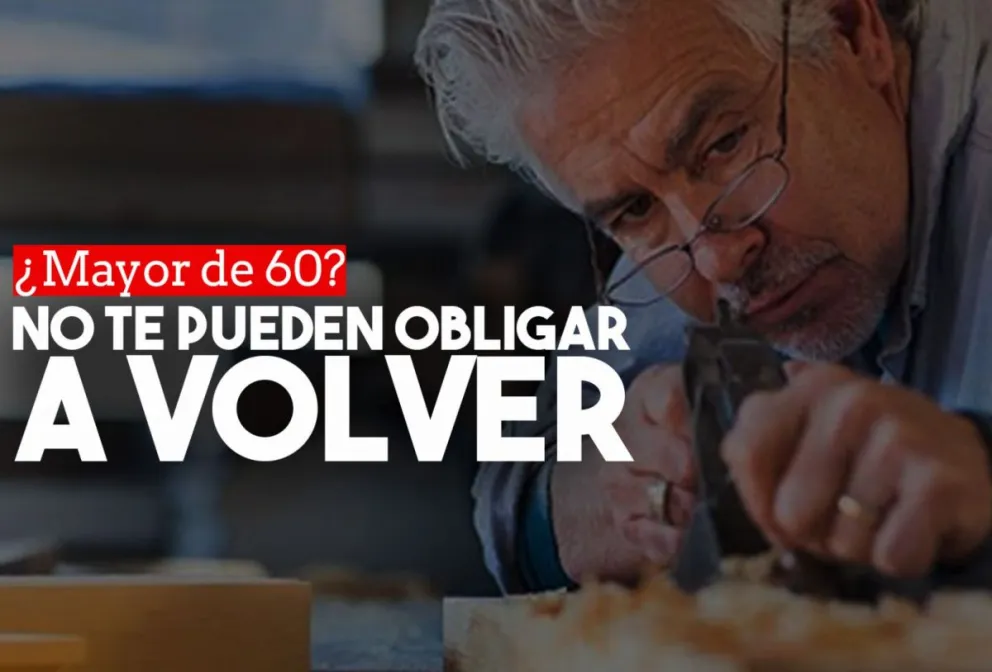 Aclararon que los mayores de 60 años pueden volver a trabajar pero no están obligados