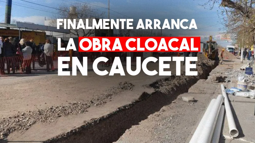 La próxima semana comienza la obra cloacal en Caucete