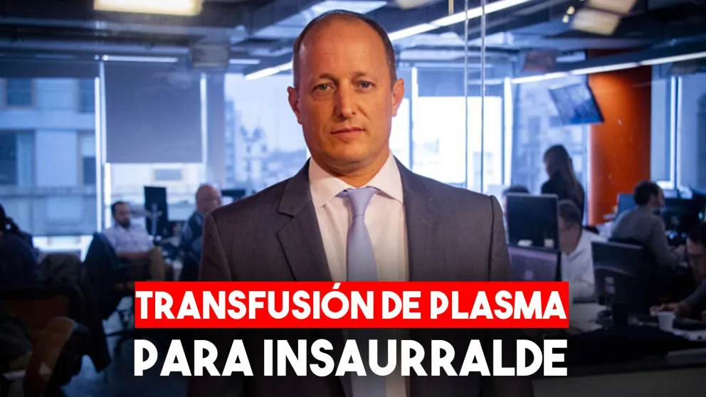 Le hicieron una transfusión de plasma a Insaurralde