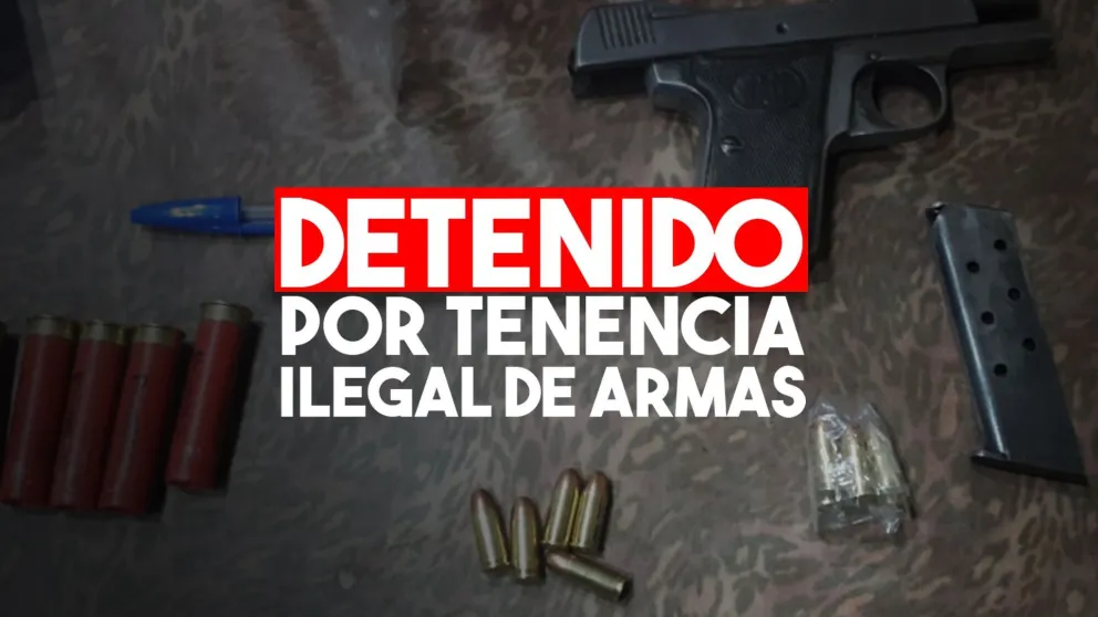 Buscaban estupefacientes y encontraron un arma ilegal