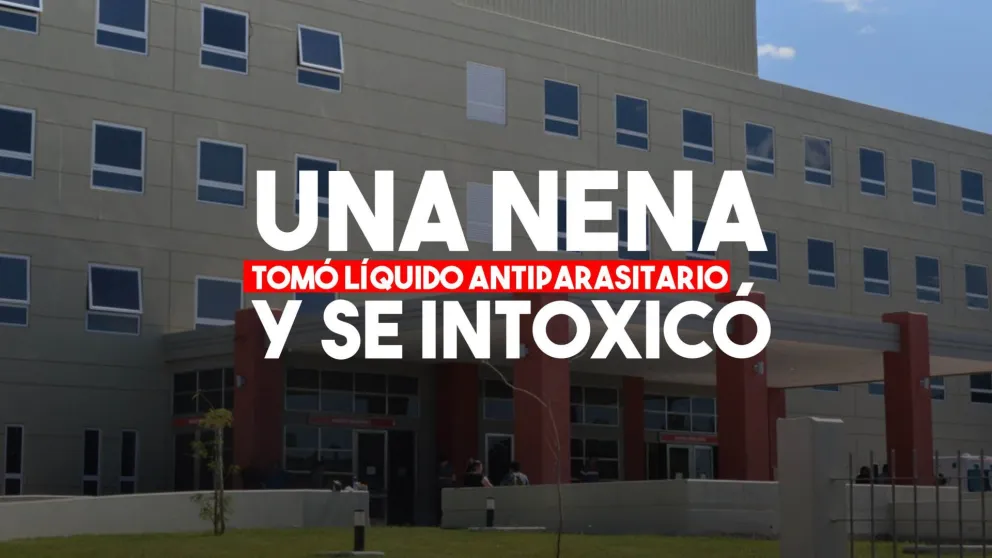Una nena tomó líquido antiparasitario y tuvo que ser internada