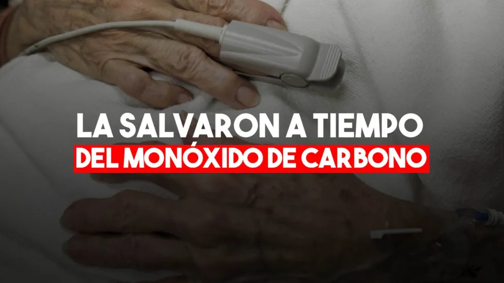 Una anciana quedó inconsciente tras intoxicarse con monóxido de carbono
