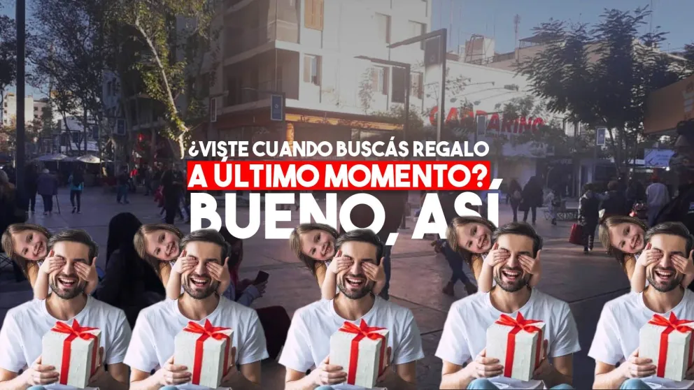 Explotó el centro por un regalo para papá