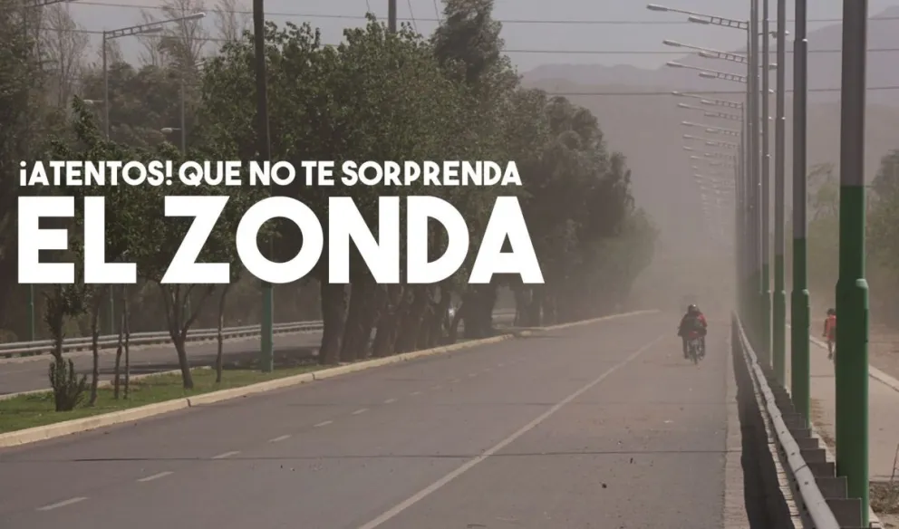 Alerta meteorológica por Viento Zonda