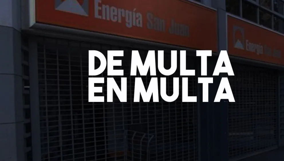 En cinco años, el EPRE multó a Energía San Juan por más de $440 millones