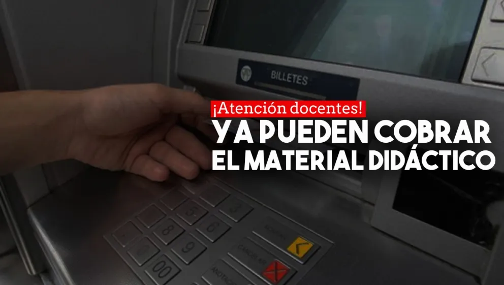 Depositaron los fondos destinados a material didáctico y suma extraordinaria