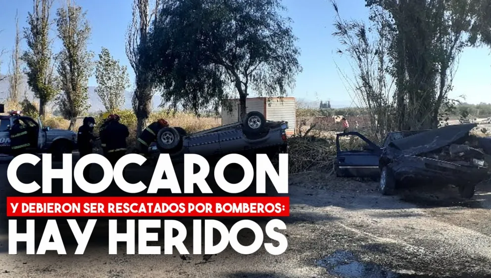 Un auto y una camioneta chocaron en Pocito: hay heridos graves