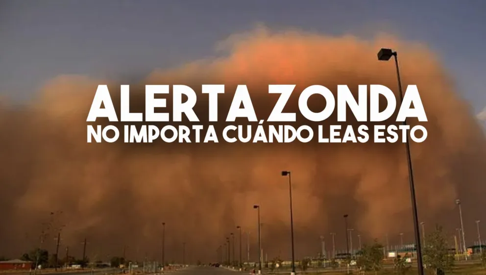 Otra vez, rige un alerta por viento zonda