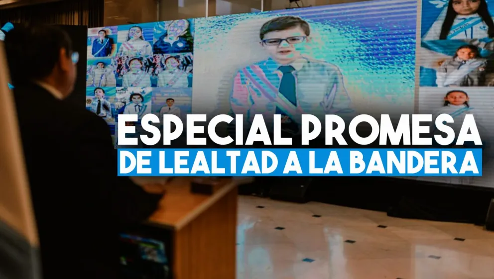 Alumnos de toda la provincia prometieron lealtad a la bandera de forma virtual