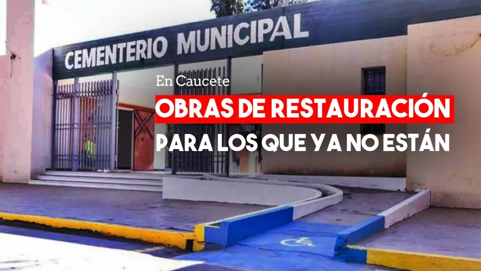 Mejoras en el cementerio de Caucete