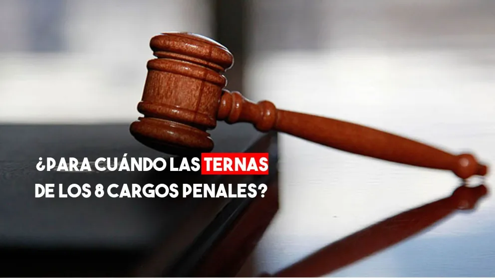 Esperan armar las ternas de 8 cargos penales para la segunda semana de julio