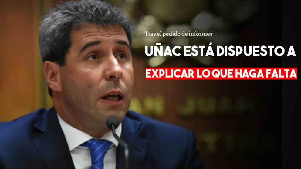 Uñac habló sobre el pedido de informe de los diputados