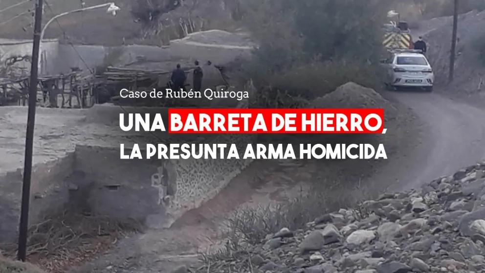 Habrían encontrado el arma homicida del asesinato de Rubén Quiroga