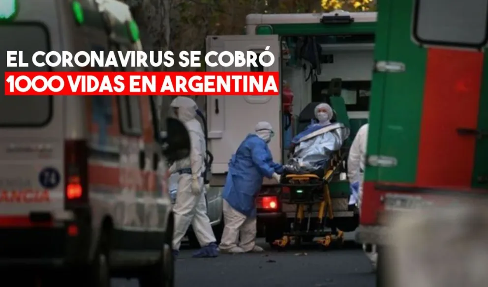 Coronavirus: hay mil muertos por la pandemia en Argentina
