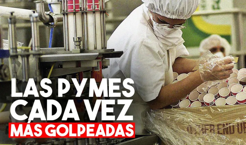 La producción de las pymes industriales se derrumbó 35% en mayo