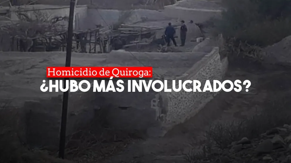 Homicidio de Quiroga: descartan que hayan participado más personas