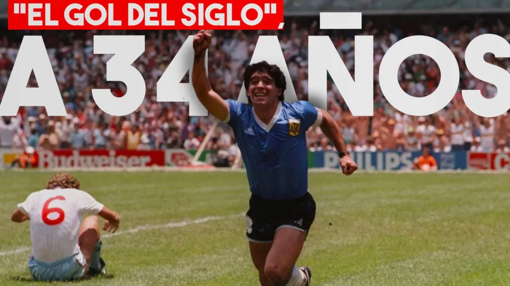 Se cumplen 34 años de la "paliza" del Diego a los ingleses
