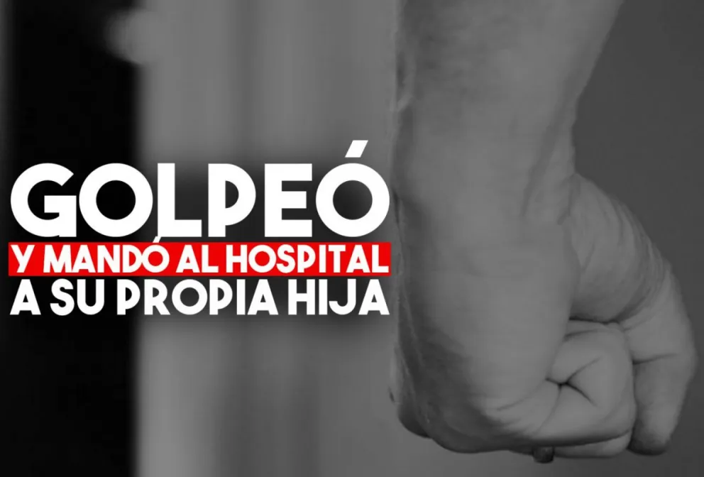 Por una tremenda golpiza de su papá, una nena de 11 años fue traslada al hospital