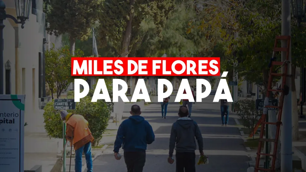 Día del Padre en cuarentena: miles de visitantes en el cementerio de la Capital