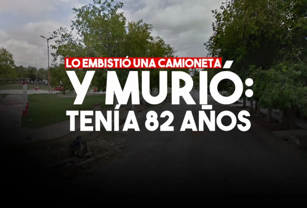 Dos camionetas chocaron y un anciano murió tras ser impactado por una de ellas