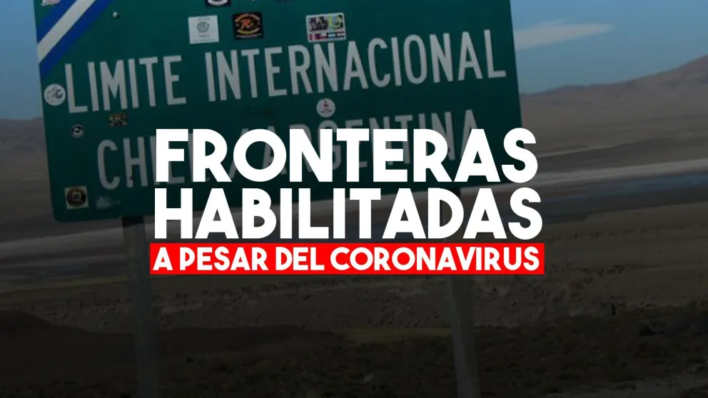 Habilitaron tres pasos fronterizos con Chile