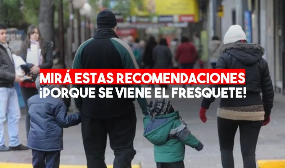 Desde Protección Civil alertan sobre un frente frío