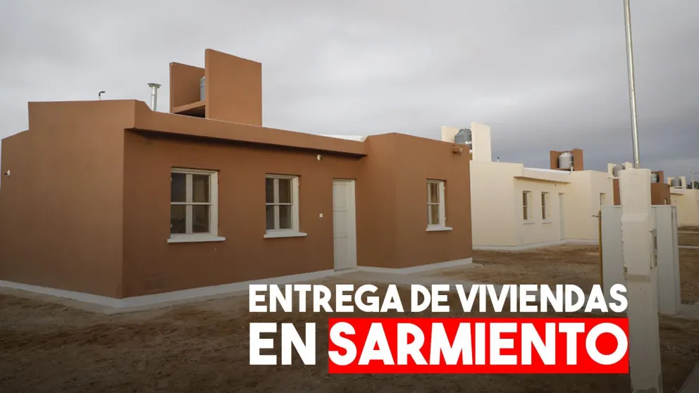 Casa propia: 30 viviendas nuevas para Sarmiento