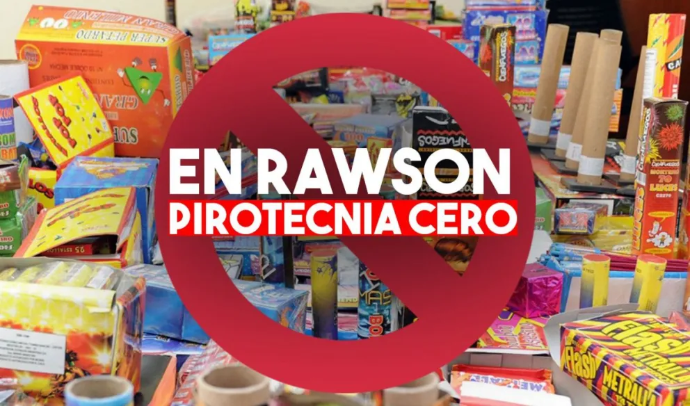 En Rawson se prohíbe el uso, tenencia, comercialización, y acopio de pirotecnia