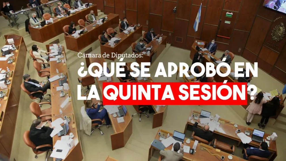 Diputados: se llevó adelante la quinta sesión y adhirieron al Acuerdo San Juan