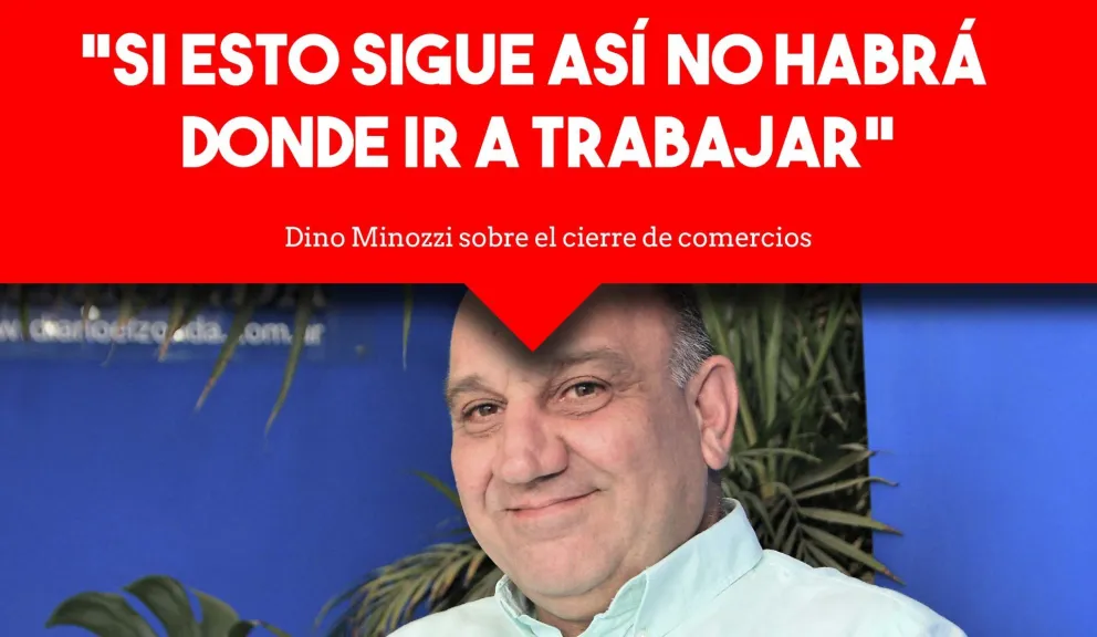 Dino Minozzi: "vamos a enfrentar tiempos difíciles"