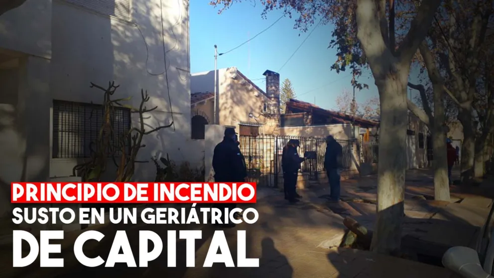 Un principio de incendio causó temor en un geriátrico