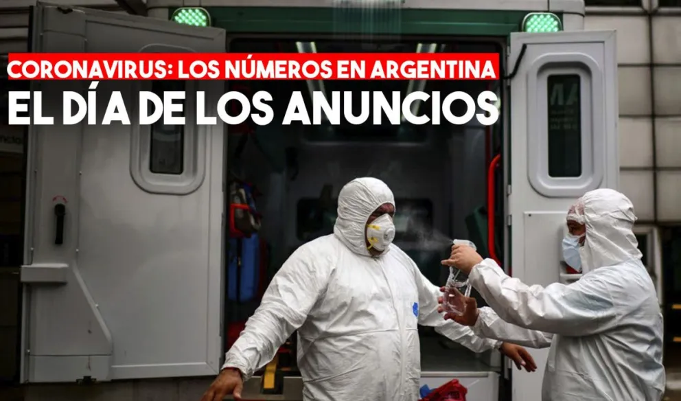 Coronavirus en Argentina: se registraron 34 muertes y 2.886 contagios