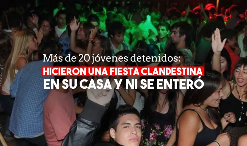 Otra fiesta clandestina: detuvieron a 27 jóvenes en Santa Lucía