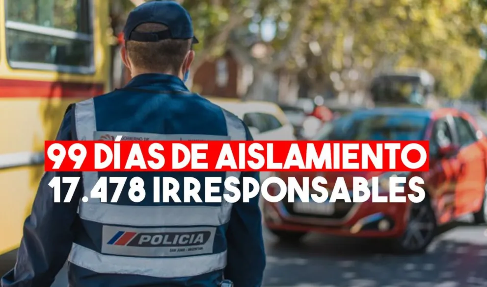 Casi 17.500 infractores en 99 días de cuarentena
