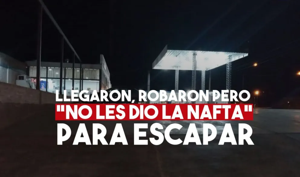 A punta de cuchillo, se llevaron toda la recaudación de una estación de servicio