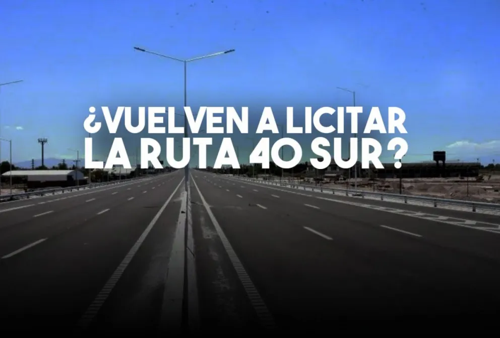 El Gobierno busca volver a licitar la Ruta 40 sur ante la inminente quiebra de la empresa que tiene a cargo las obras