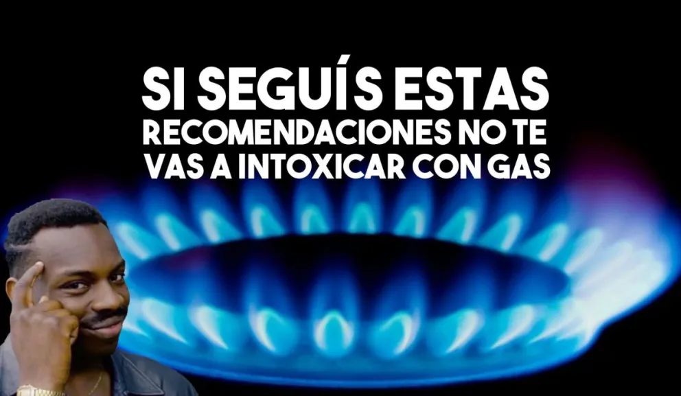 Tené en cuenta estas recomendaciones para evitar intoxicación por gas