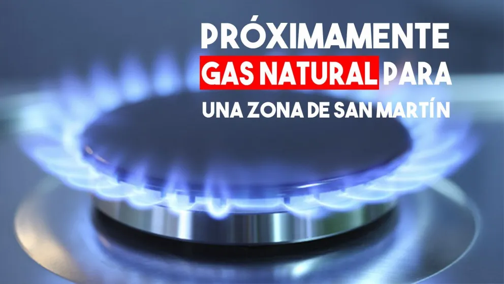Licitan el servicio de gas natural para 490 sanmartinianos