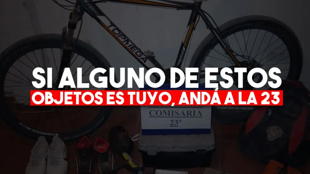 La Policía halló varios elementos robados