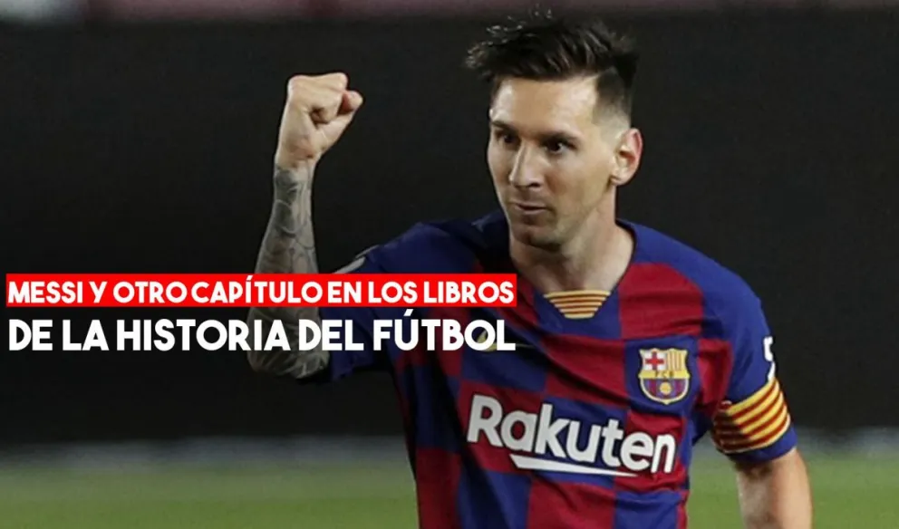 Con una sutileza, Lionel Messi gritó su gol N° 700