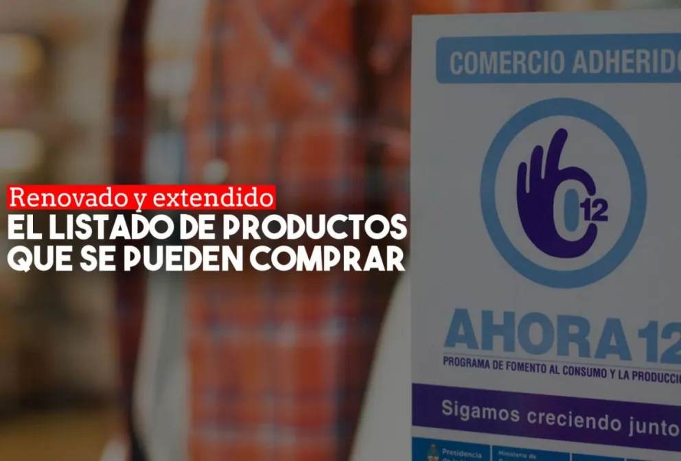 Prorrogaron hasta fin de año el “Ahora 12” y estos son todos los productos que se pueden comprar