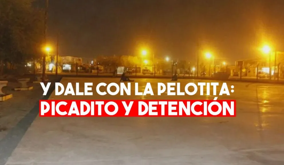 No aprenden: quince detenidos por jugar a la pelota