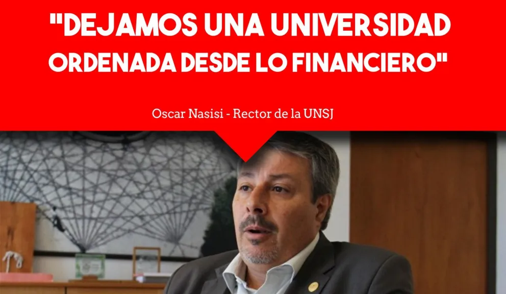El balance de Nasisi tras dos periodos en el Rectorado