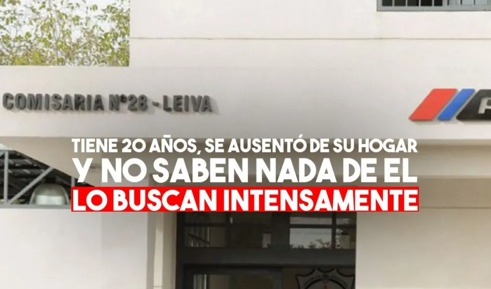 Buscan a un joven de 20 años de edad que se ausentó de su domicilio