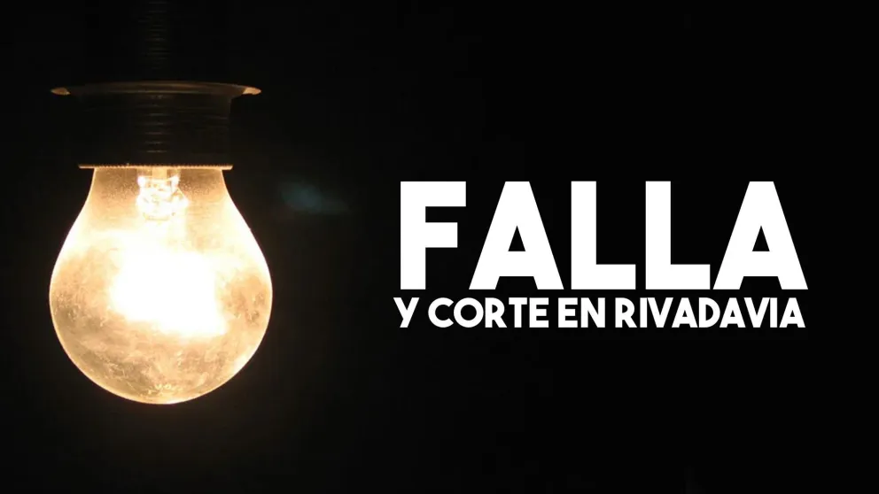 Una zona de Rivadavia se quedó sin luz por una falla