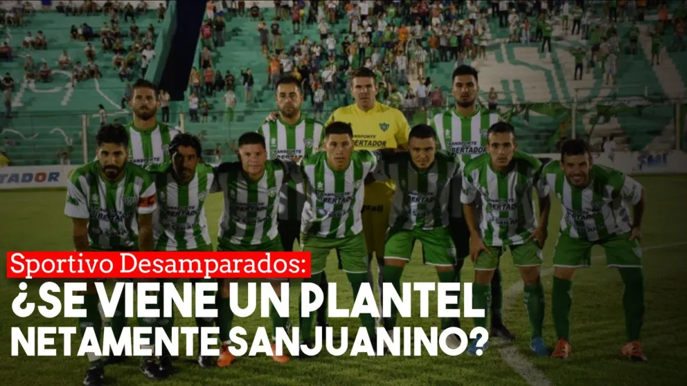 Sportivo Desamparados: se vencieron 16 contratos y ahora quieren armar un plantel con jugadores sanjuaninos