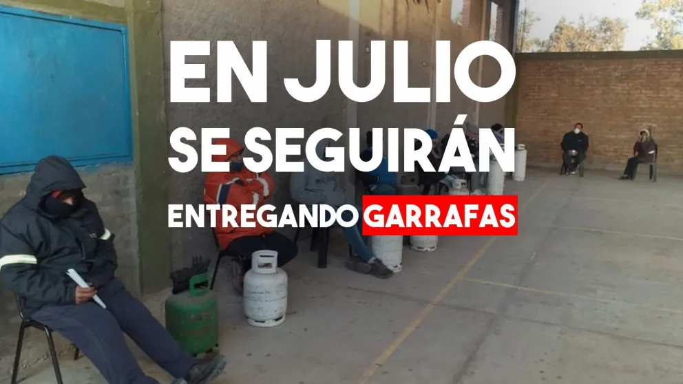 Continúa la entrega de garrafas durante julio