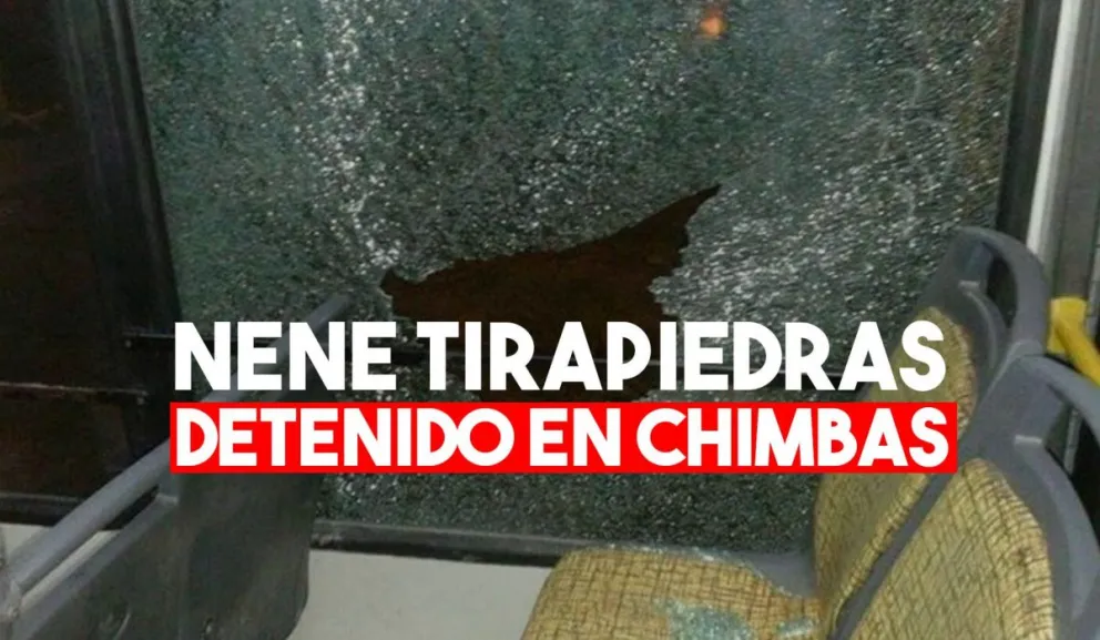 Un nene de 9 años detenido por apedrear un colectivo