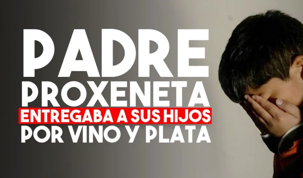 Explotaba sexualmente a sus hijos a cambio de vino y dinero