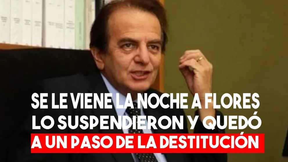 El Jury suspendió al juez Flores